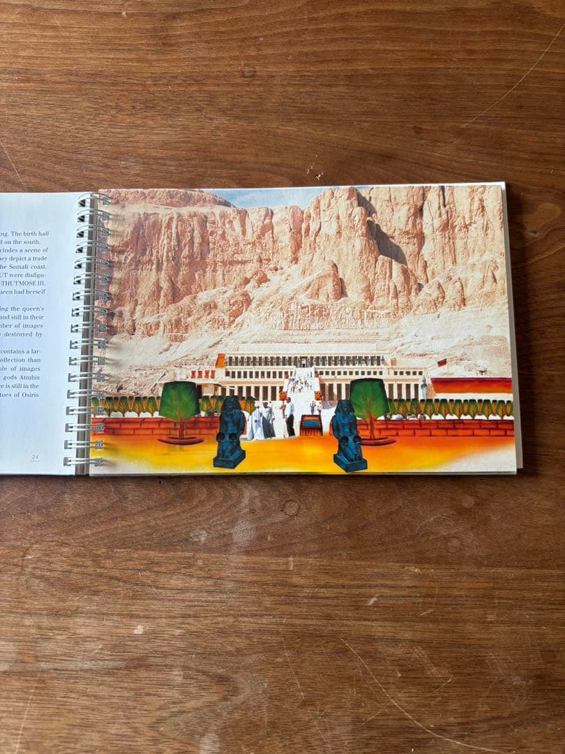 【レア】Egypt THEN AND NOW エジプト過去と現在　イラスト本