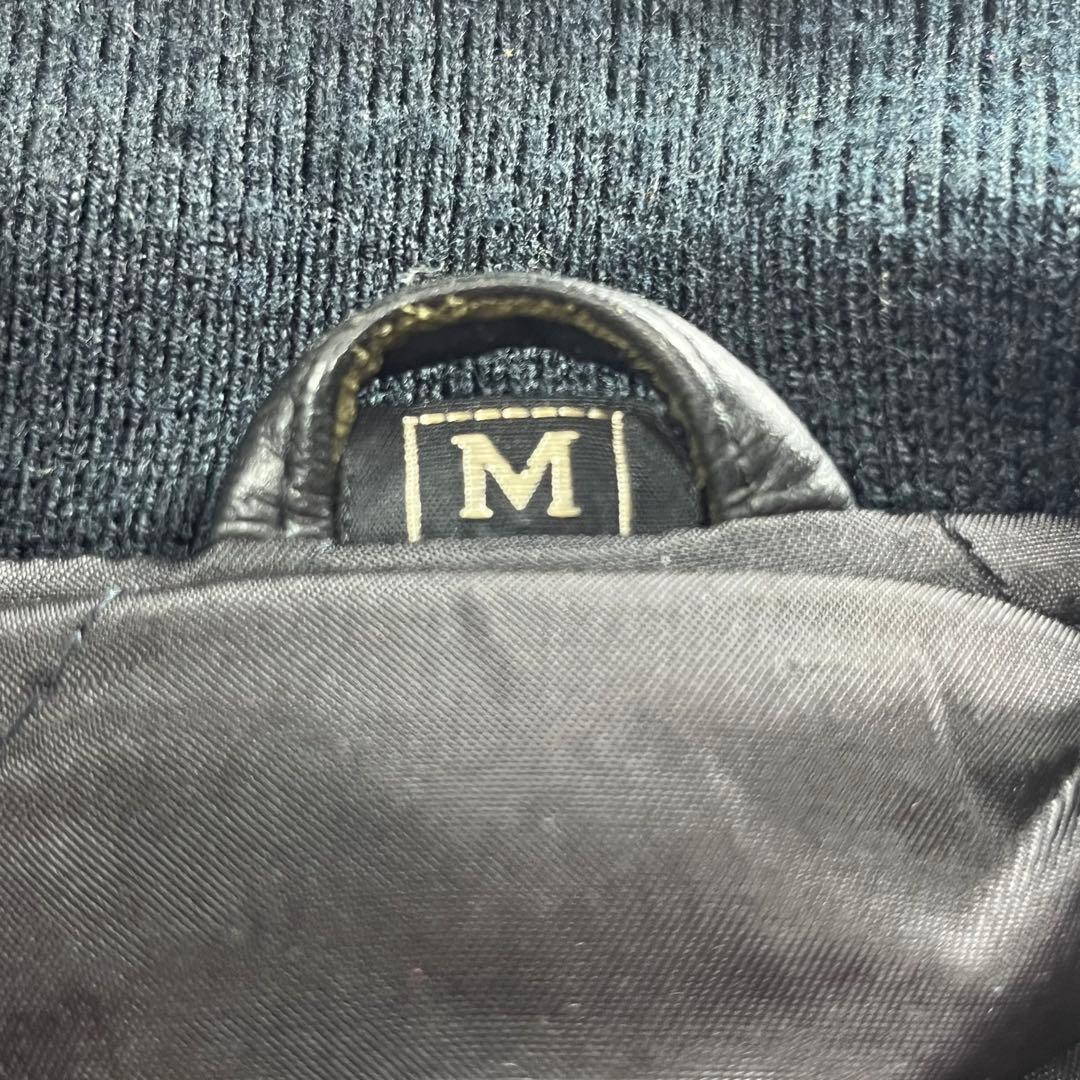 ◎80s Partina 短丈 レザー ボンバージャケット MA-1 90s