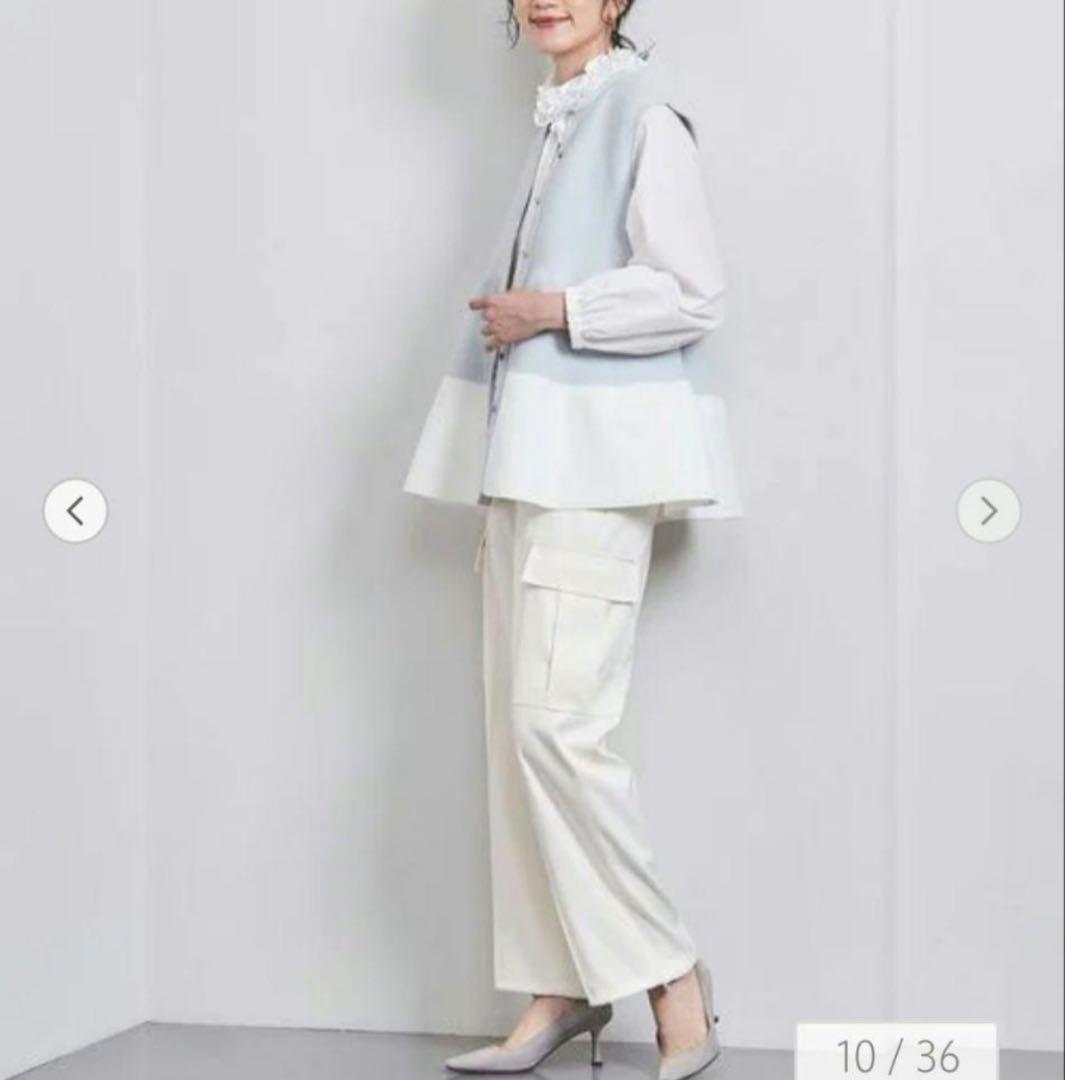 UNITED ARROWS ユナイテッドアローズ　バイカラー ティアードベスト