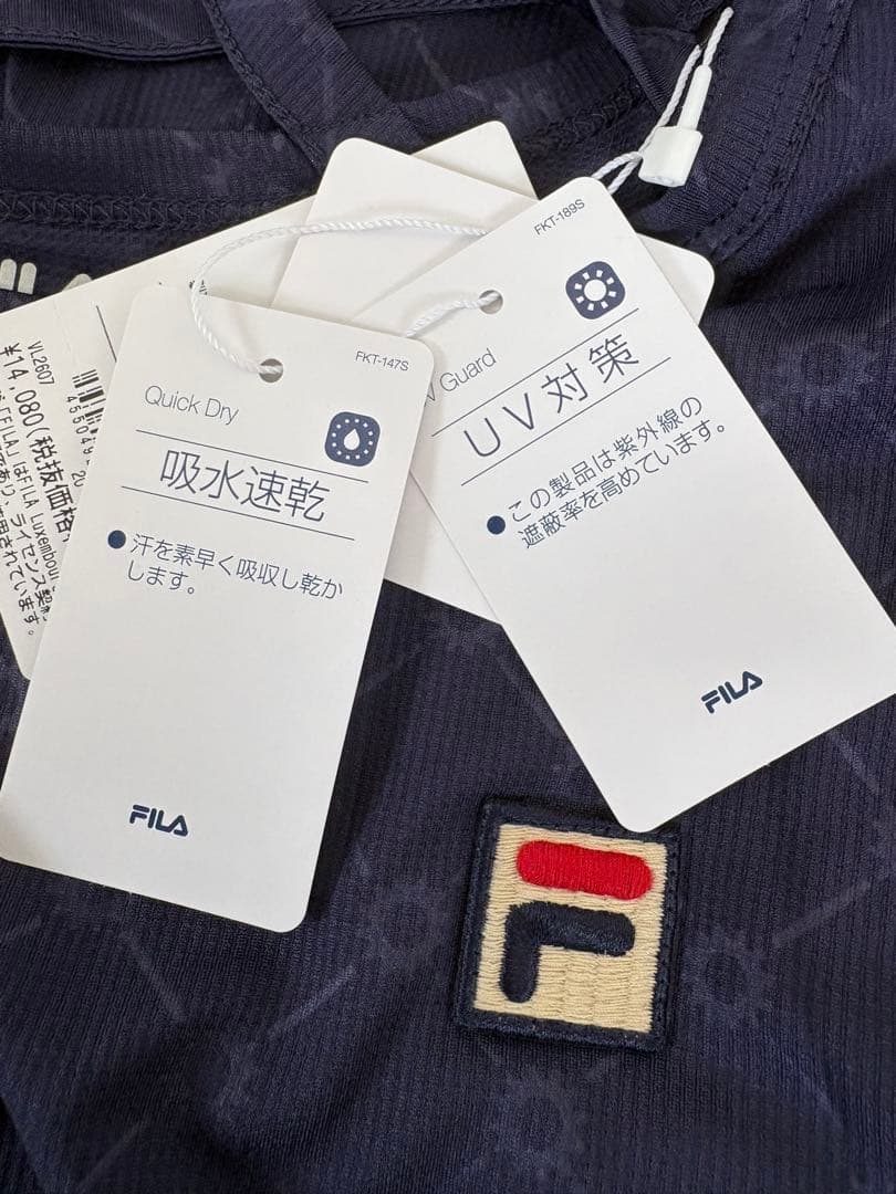 【新品タグ付き】FILA フィラテニスワンピース Sサイズ 吸水速乾 UVカット
