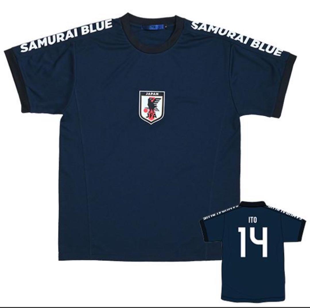 【新品】伊東純也　プレーヤーズTシャツ　SAMURAI BLUE 日本代表　Ｓ