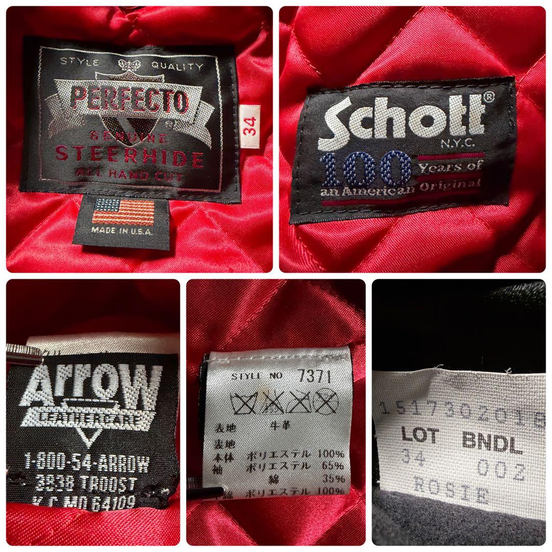 a*a様 極美品✨schott ライダースジャケット　100周年　ワンスター　リ