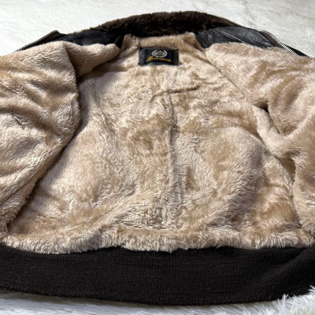 【美品】USA製 vintage G-1 レザーフライトジャケット L 肉厚