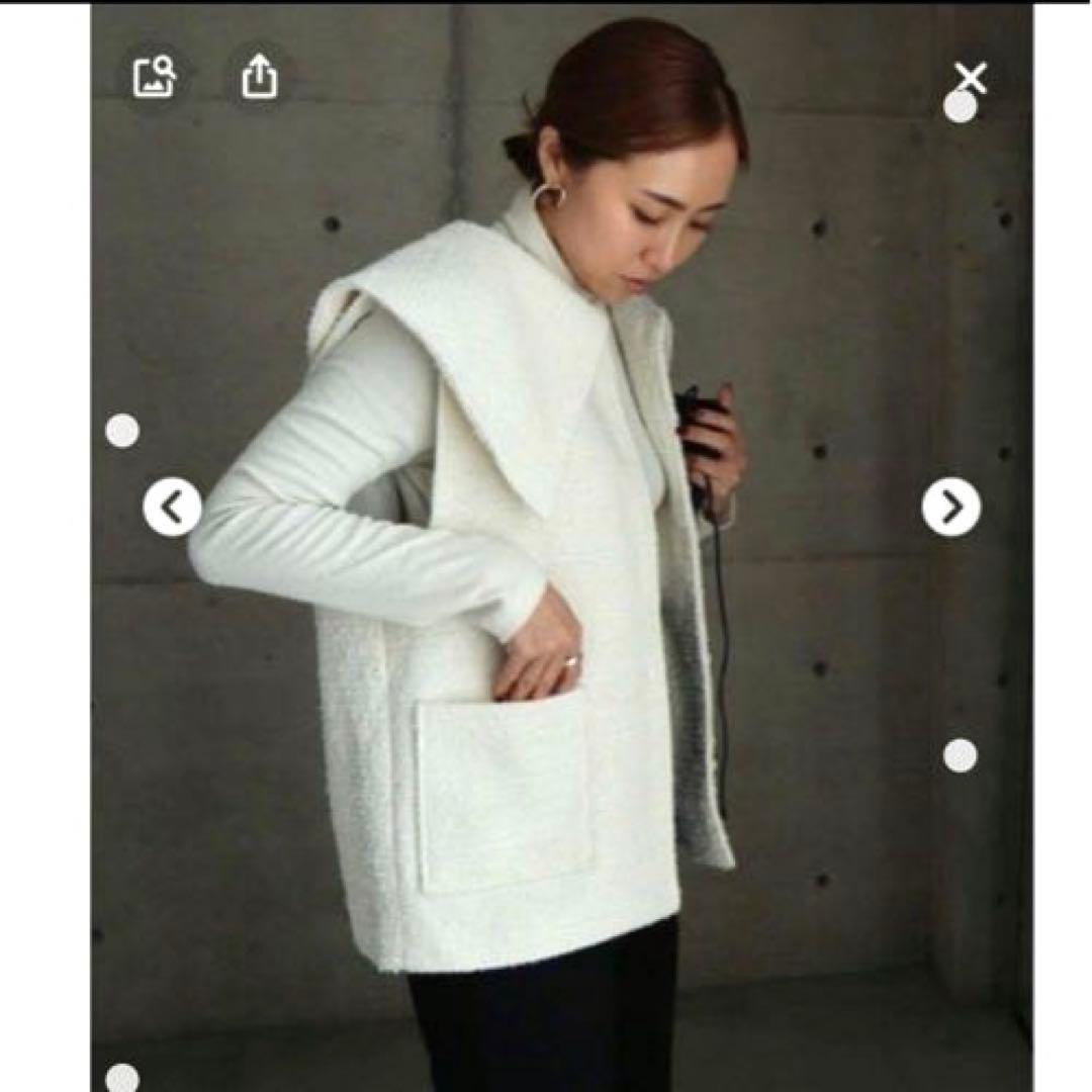 R*a様 【最終値下げ】ella selectshop ビッグカラーツイードジレ