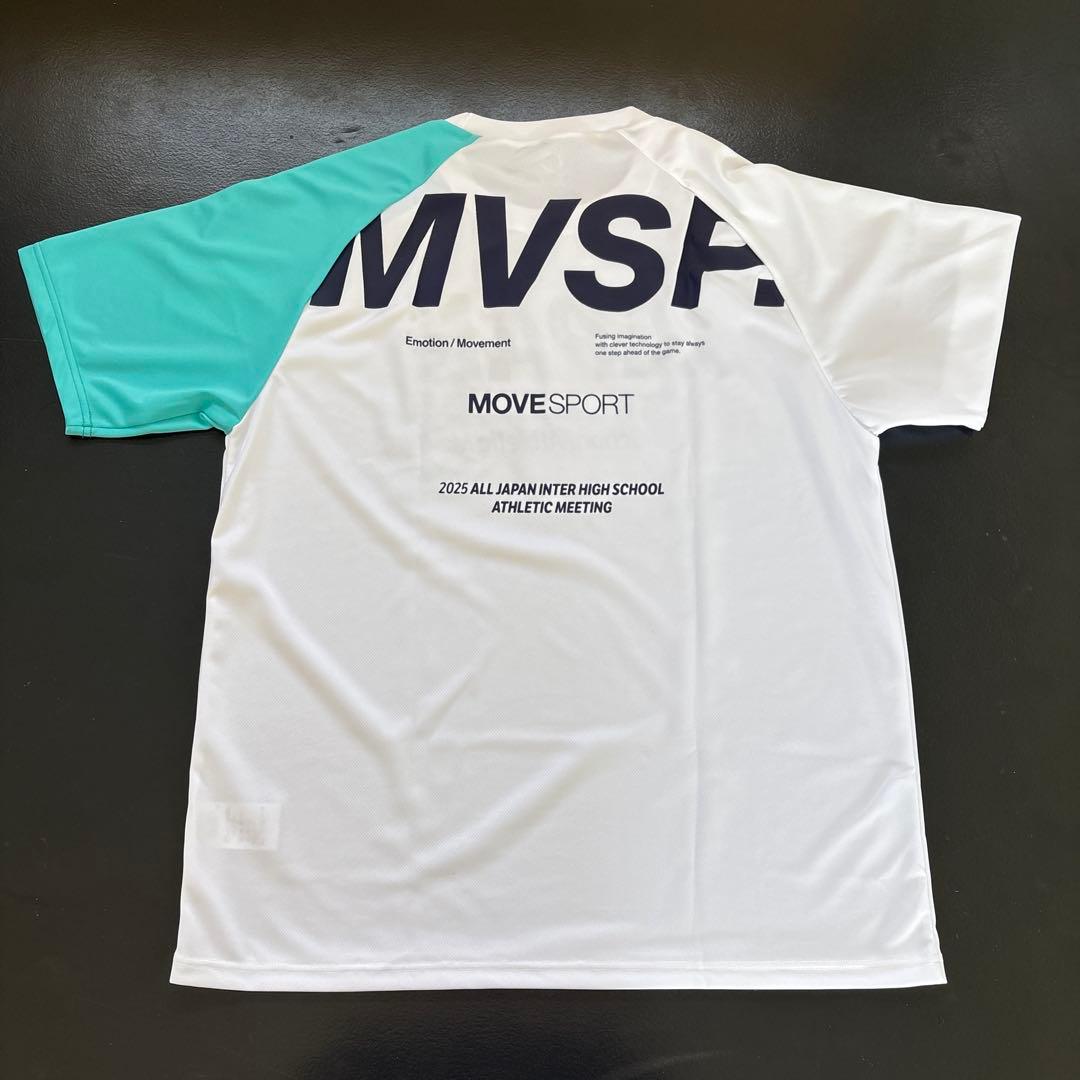 ビッグサイズ！2025年、中国総体インターハイ デサントTシャツ、2XO 白国体