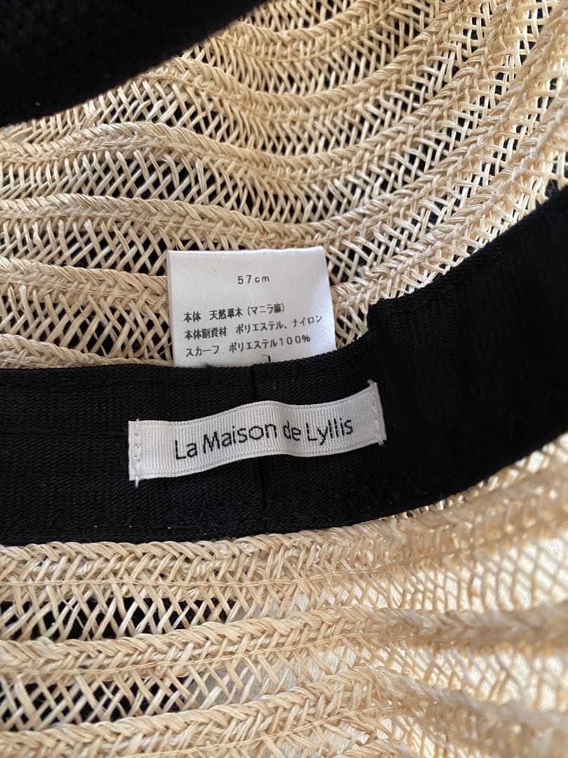 【美品】ラメゾンドリリス　CLOCHE SCARF