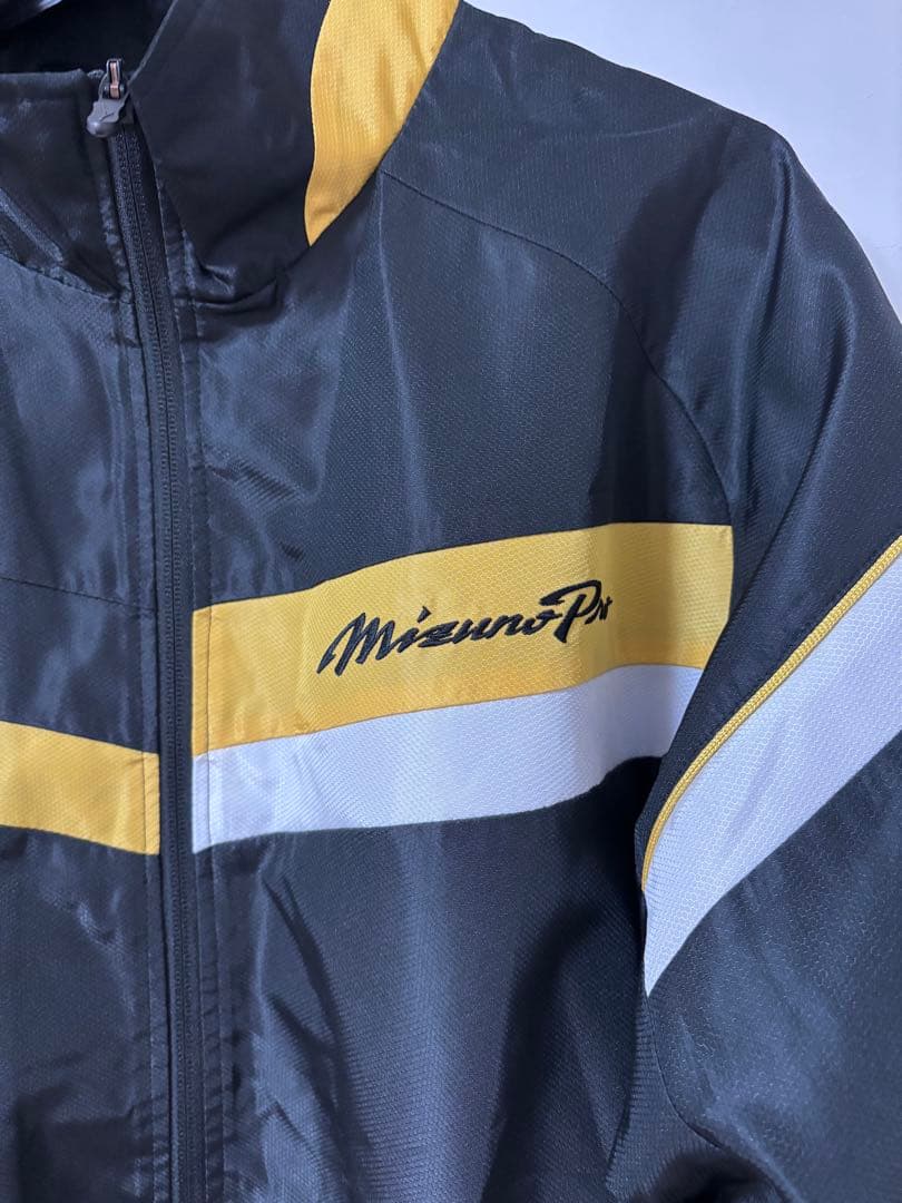 MizunoPro ウィンドブレーカージャケット 黒/黄