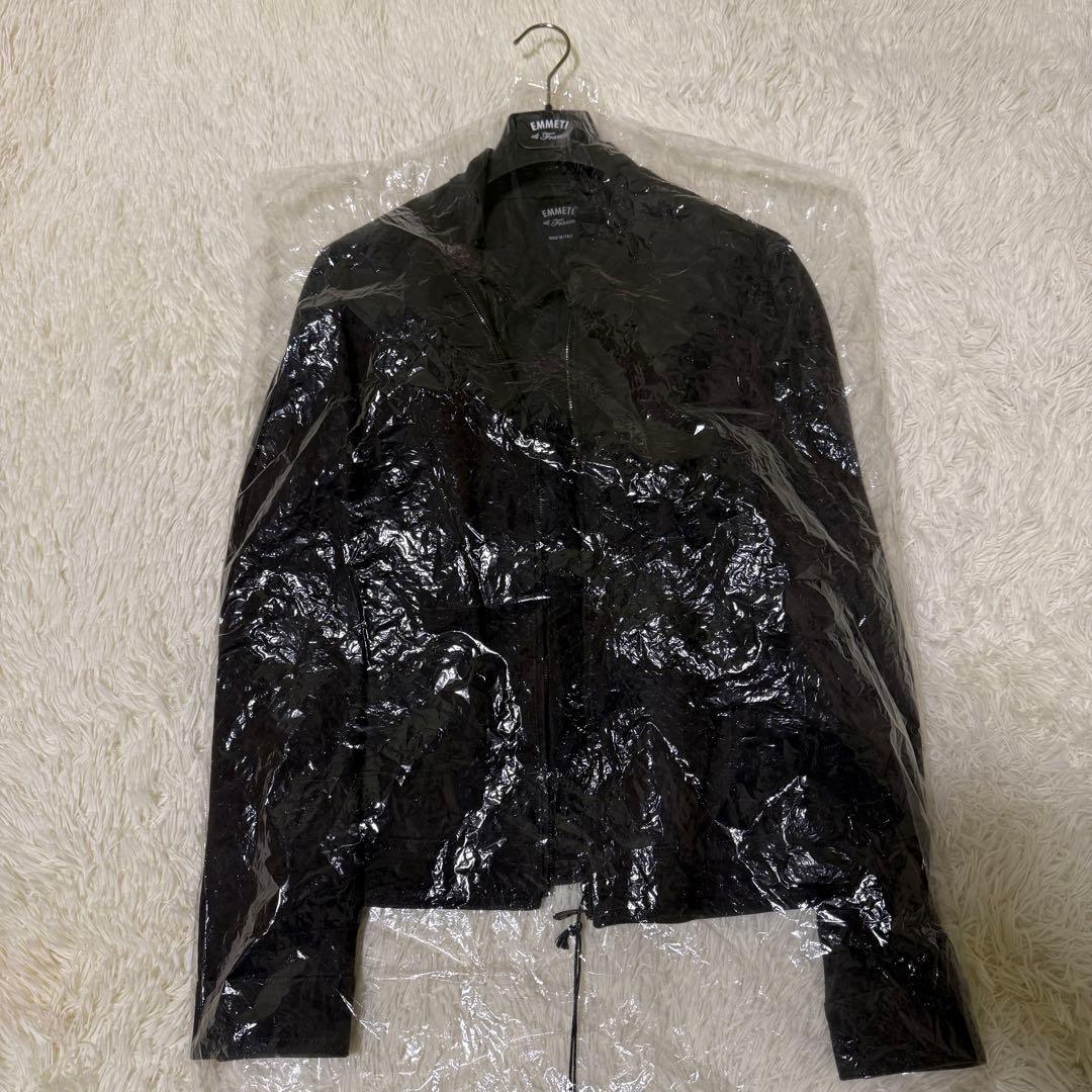 【新品未使用】EMMETI JURI ゴートスエード ライダースジャケット