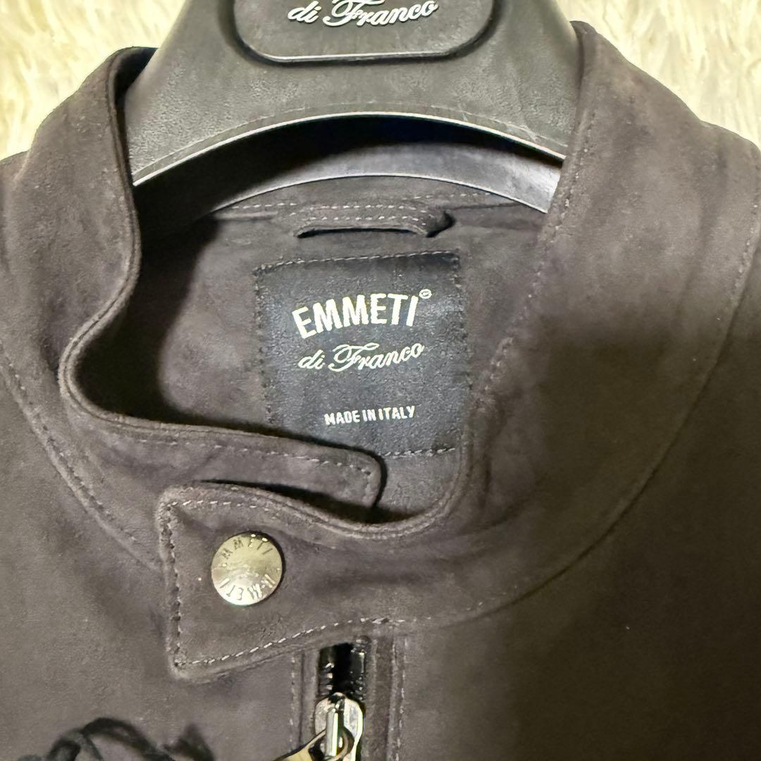 【新品未使用】EMMETI JURI ゴートスエード ライダースジャケット