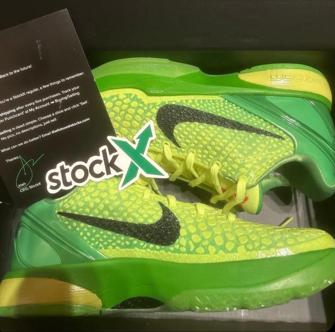 シューズ(男性用) Nike Kobe 6 Protro \"Grinch\"