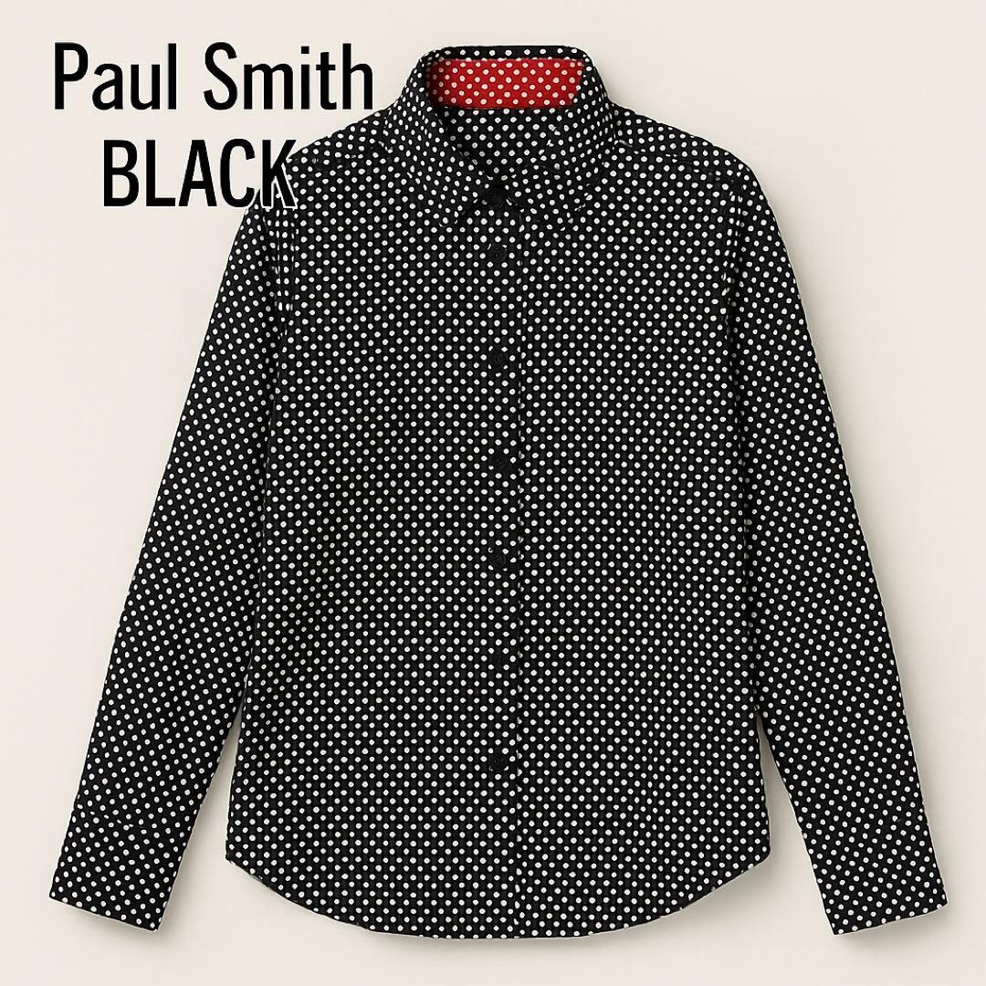 Paul Smith BLACK ハート柄ブラウス L 黒