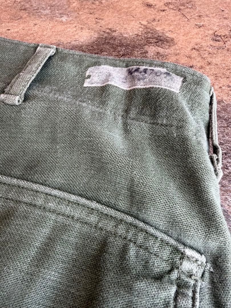 60s 後期 US ARMY ベイカーパンツ 実寸W34L29 ミリタリーパンツ