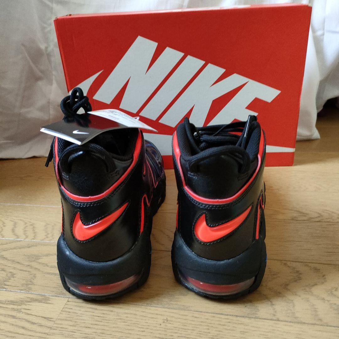 NIKE モアアップテンポ　エレクトリック　ブラック/ピンク/ブルー