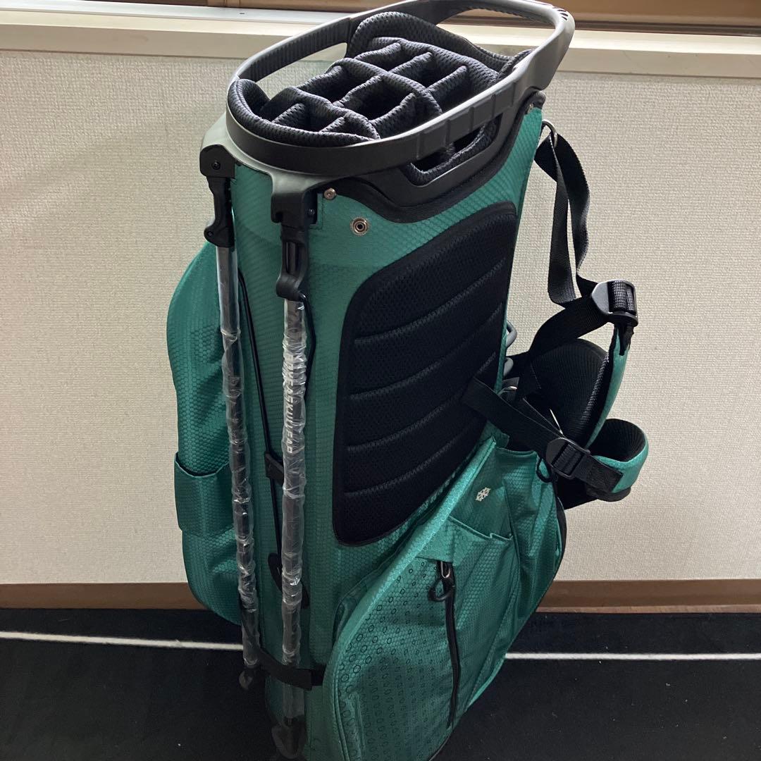 即日発送 新品 BSE GOLF 14分割 軽量 スタンドバッグ グリーン