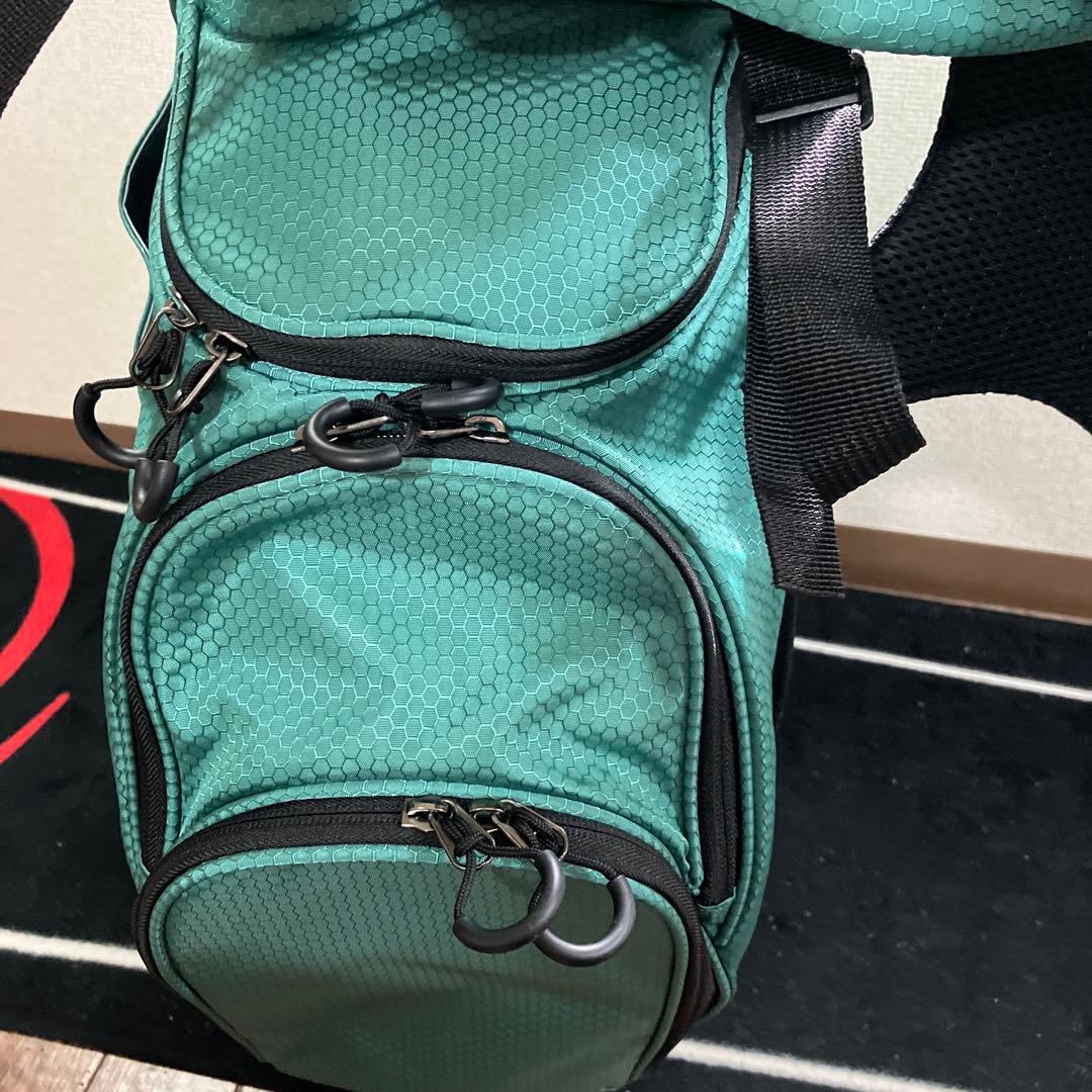 即日発送 新品 BSE GOLF 14分割 軽量 スタンドバッグ グリーン