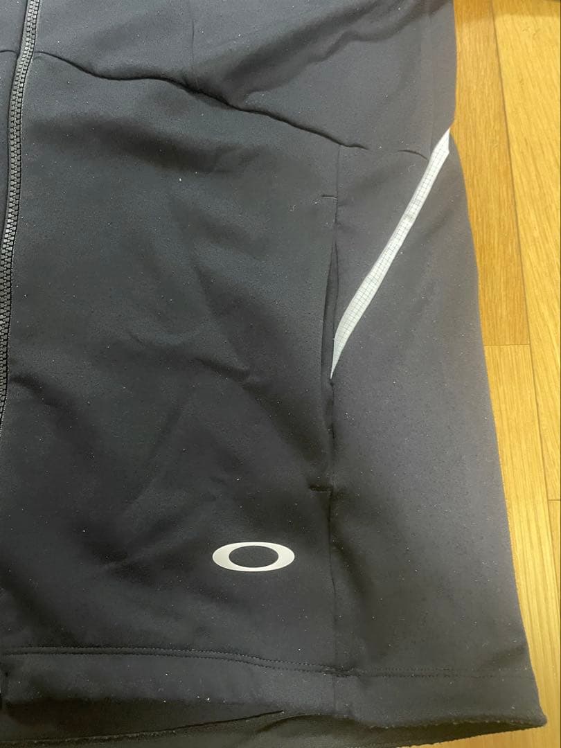OAKLEY ゴルフ フーディー ジャケット L 防風ストレッチ ブラック