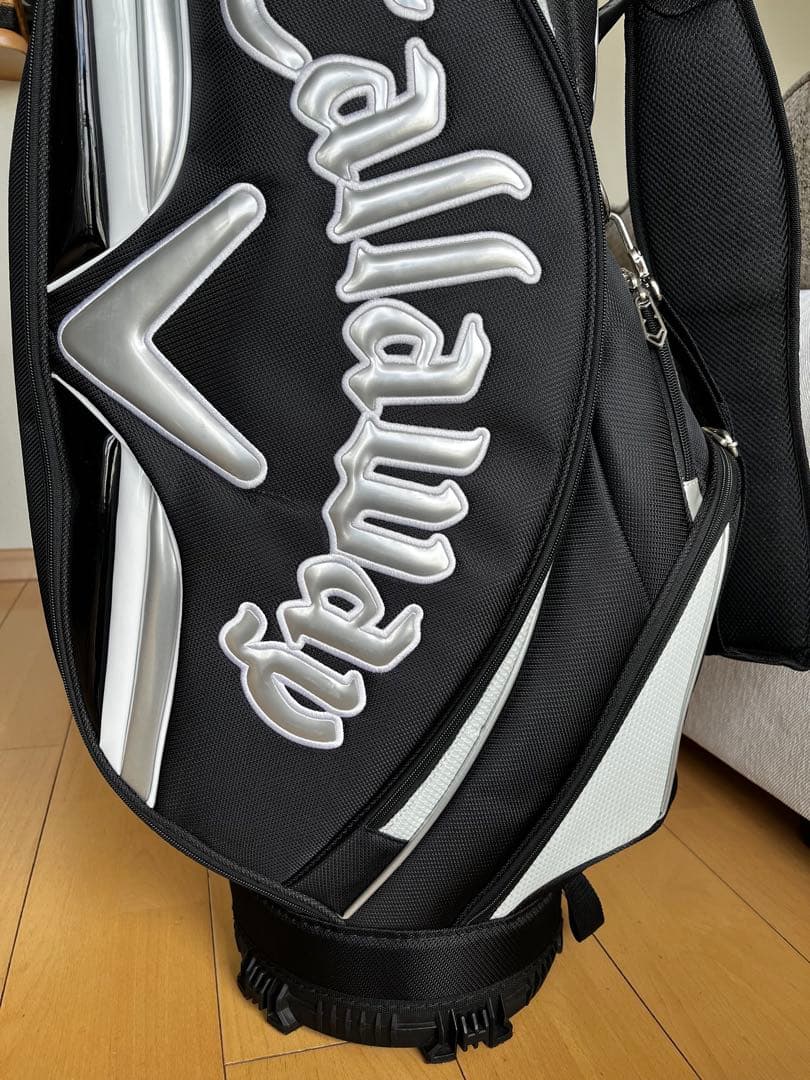 超美品キャロウェイcallaway カートキャディバッグ　ブラック　ゴルフバック