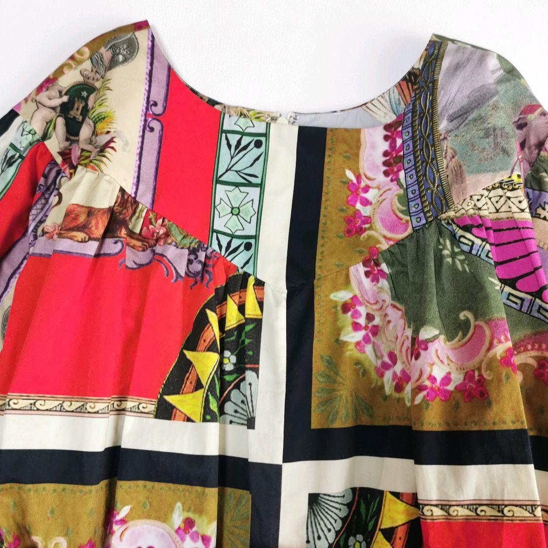 極美品✨イタリア製*ETRO*エトロ 総柄 ロングワンピース 38