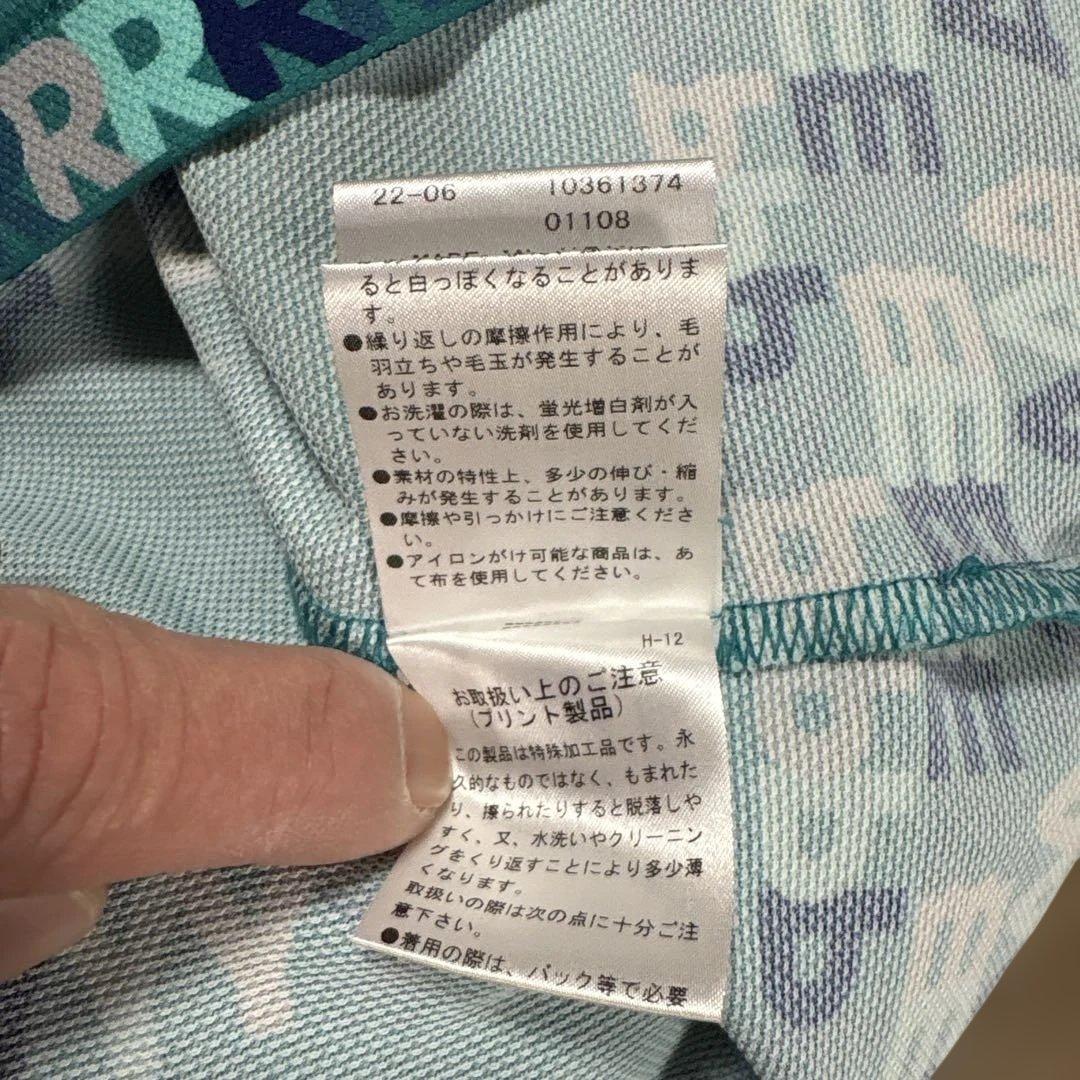 【日本製】PEARLY GATES プリント柄シャツ サイズ6
