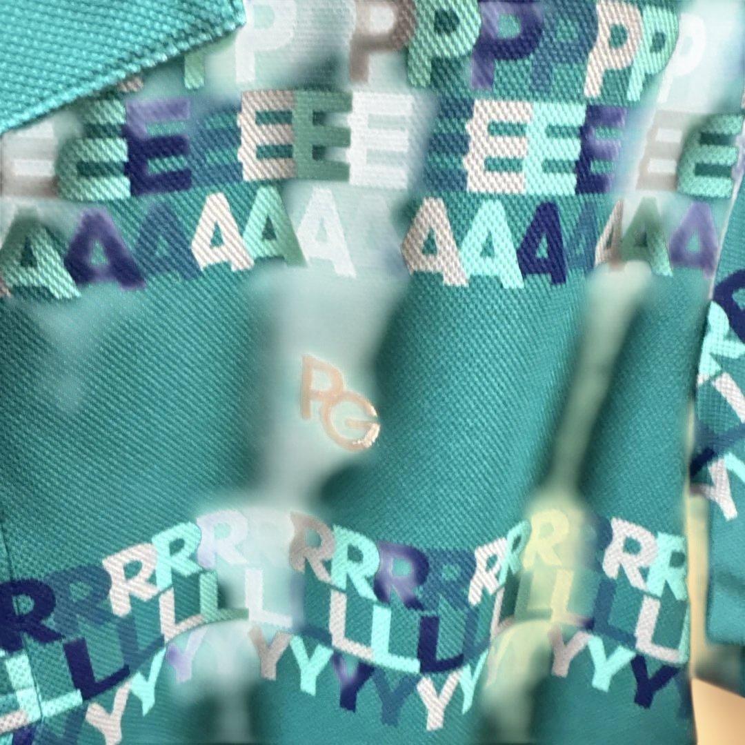 【日本製】PEARLY GATES プリント柄シャツ サイズ6