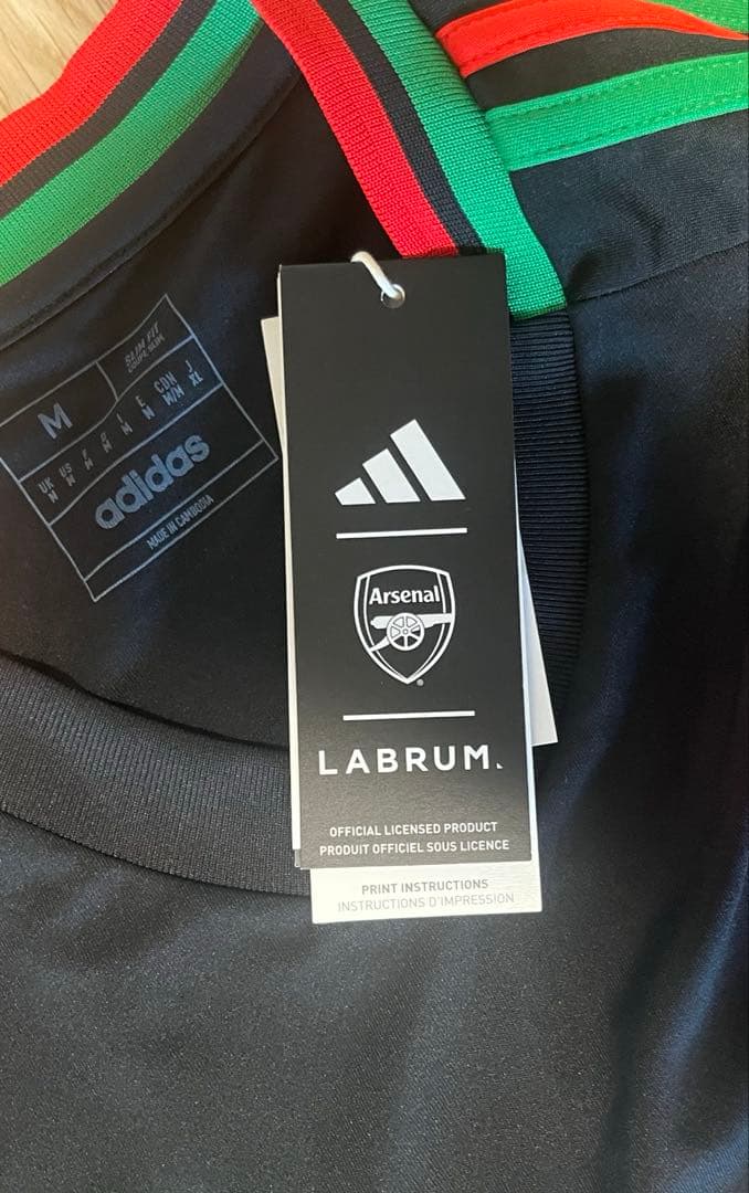adidas アーセナル　アウェイユニフォーム　海外M 新品