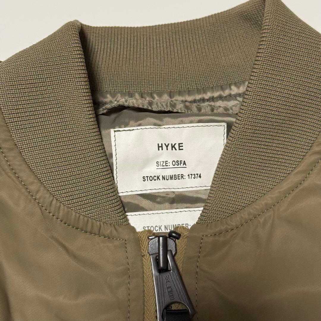 トップス HYKE TYPE L-2A CROPPED TOP