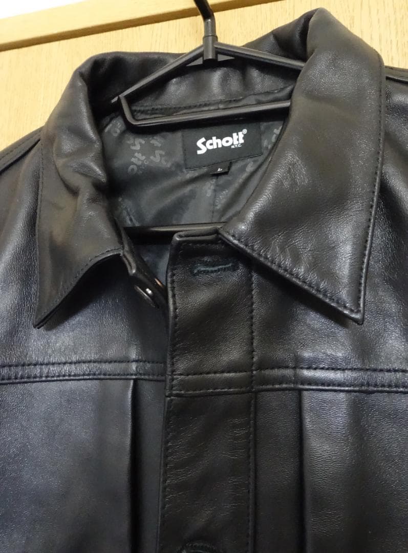 E*e様 SCHOTT　SHEEP LEATHER 1st TRACKER JA