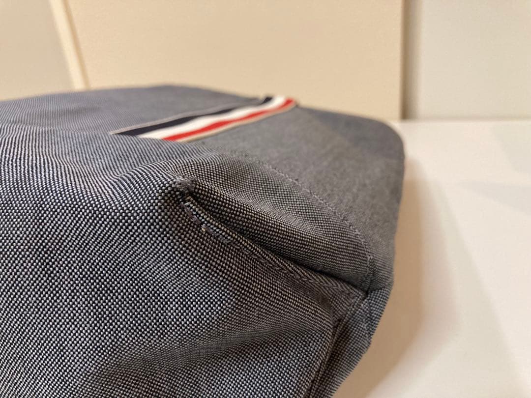 美品　希少　トムブラウン　THOM BROWNE　トートバッグ　グレー