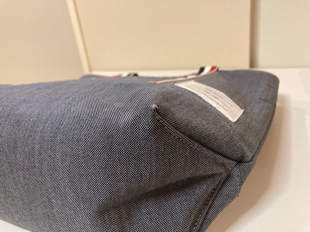 美品　希少　トムブラウン　THOM BROWNE　トートバッグ　グレー