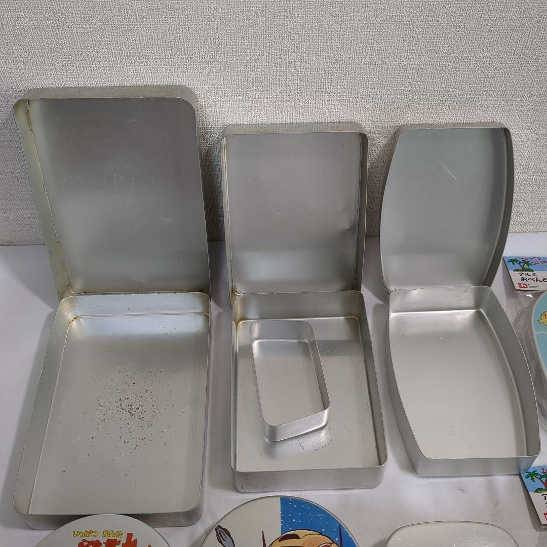 昭和レトロ キャラクター アルミお弁当箱 8個 スプーン フォーク まとめ売り