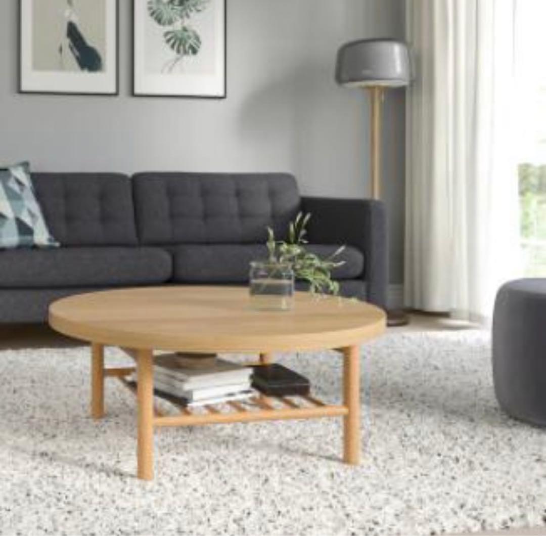 IKEA LISTERBY 円形センターテーブル 90cm