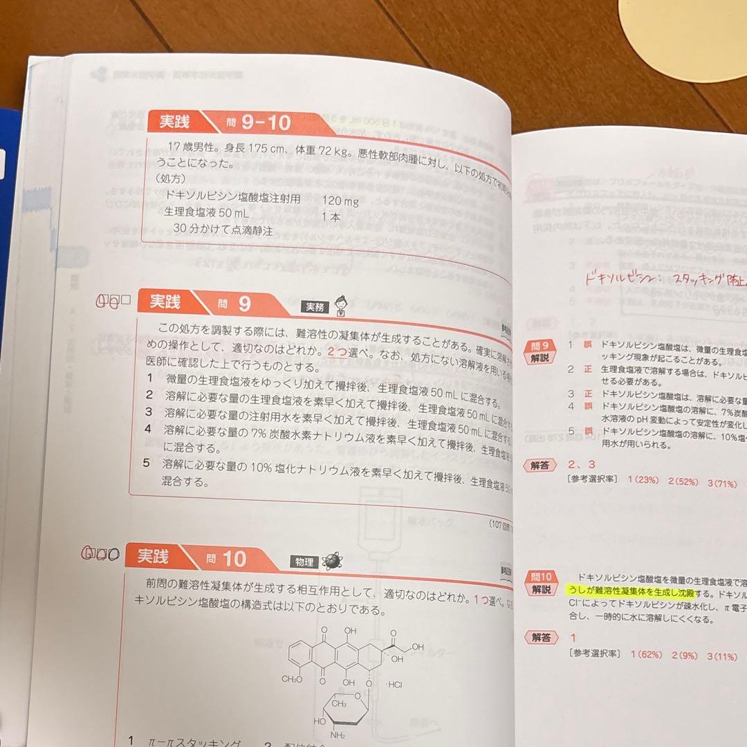 薬剤師国家試験対策参考書「改訂第15版」（青本青問）