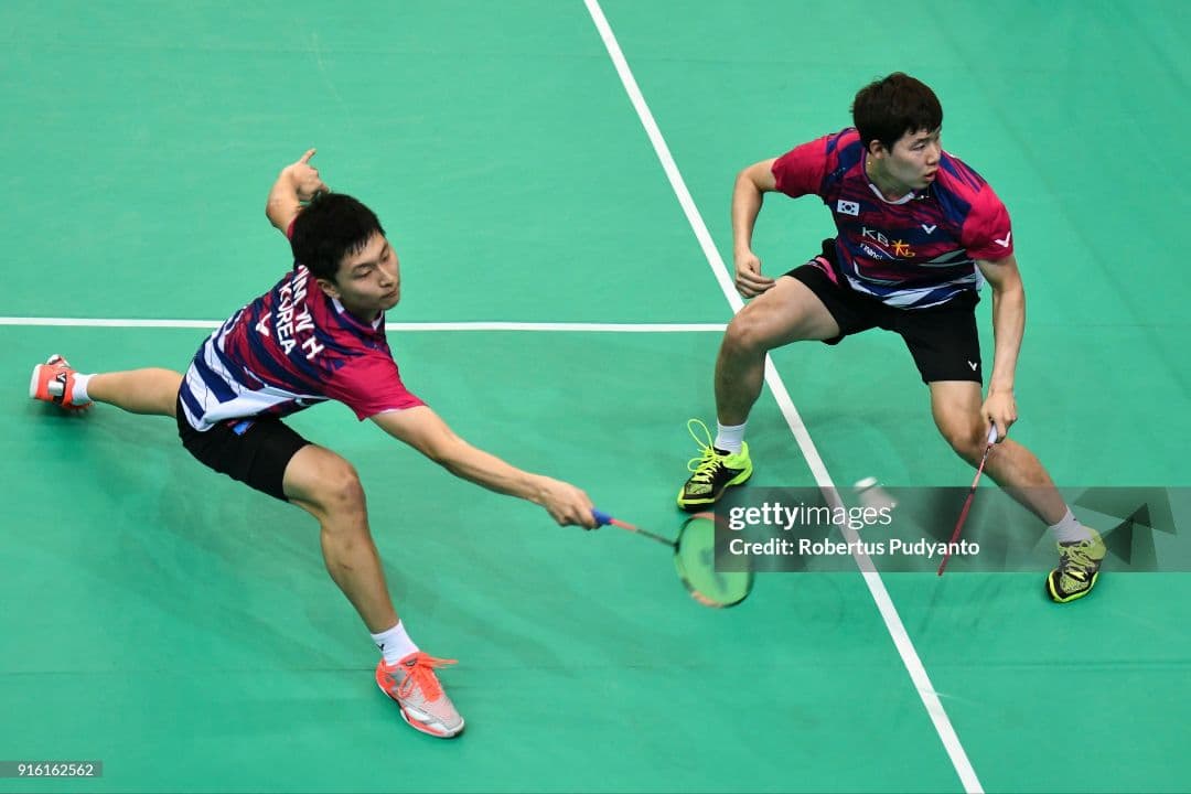 VICTOR韓国代表徐承宰選手着用モデル バドミントンシャツ トナミ実業団NTT
