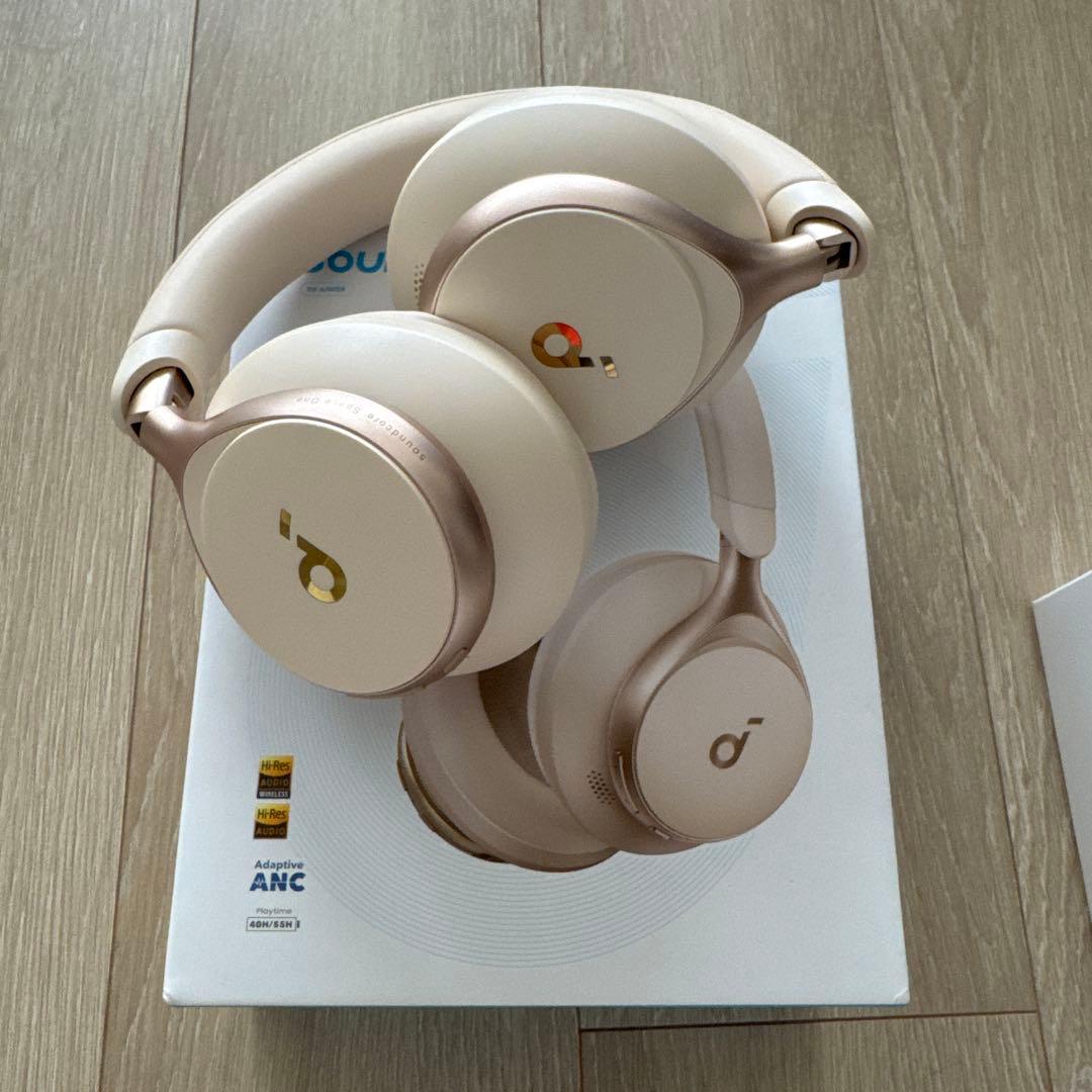 【美品】Soundcore Space One ワイヤレスヘッドホン