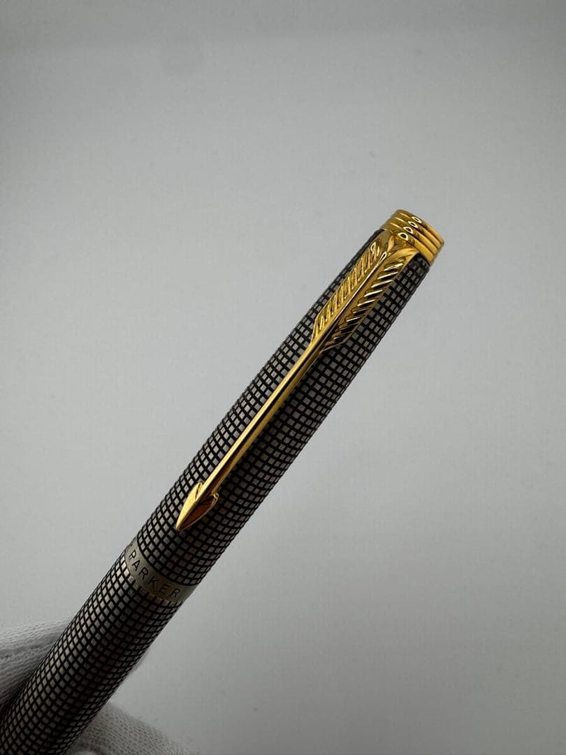 PARKER パーカー 万年筆 スターリングシルバー 14K ペン先XF 極細字