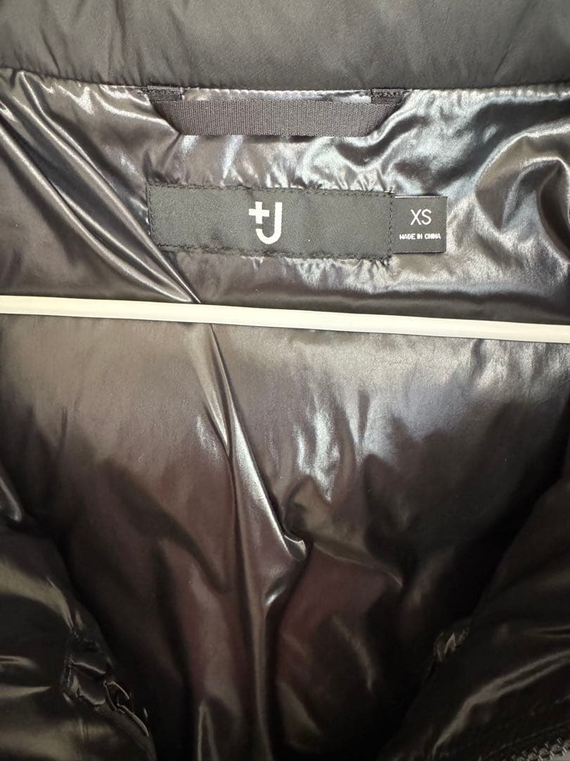 ユニクロ +Ｊ ロング ダウンコート ブラック XS