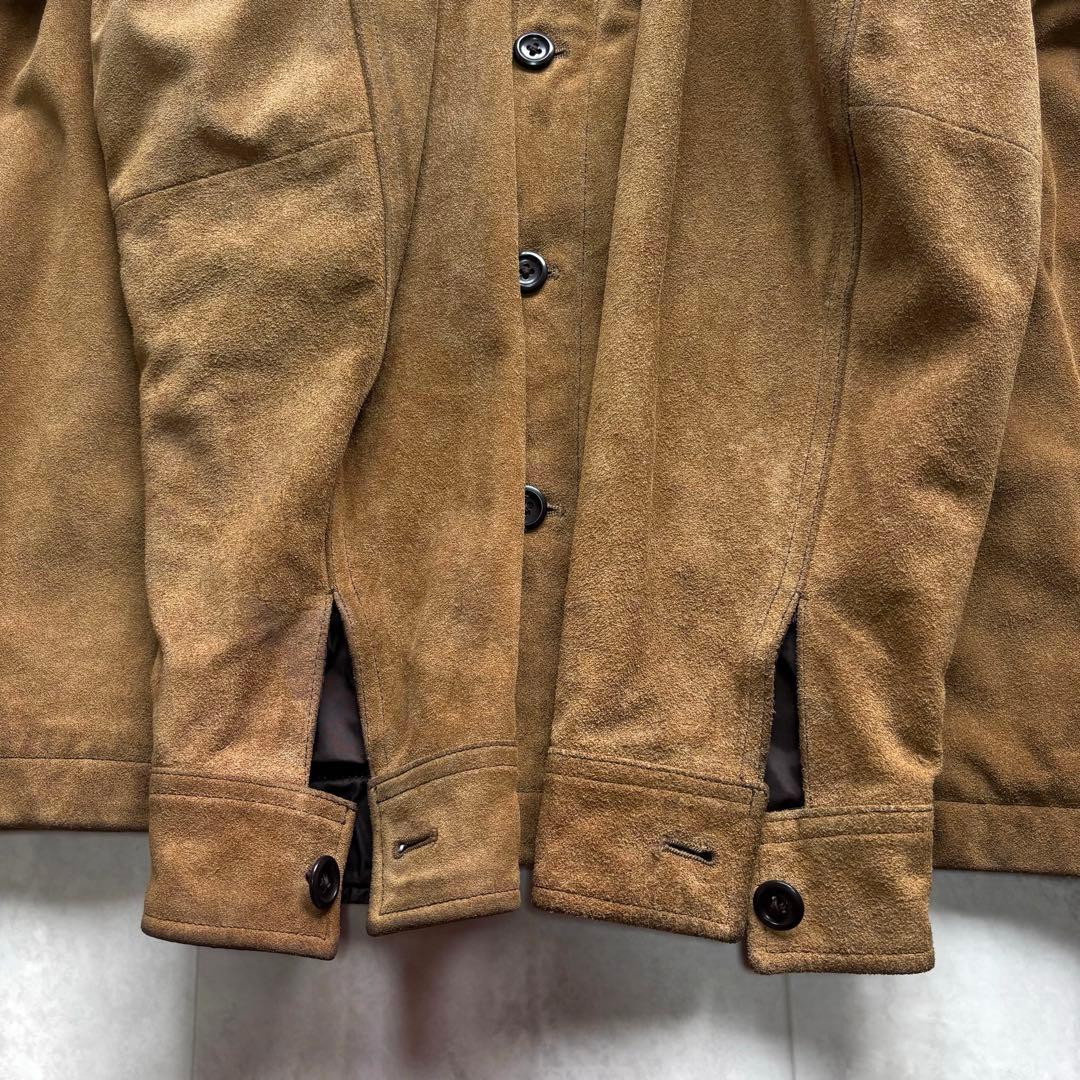 【超希少】OLD GAP カーフスエードレザージャケット ブラウン 革ジャン