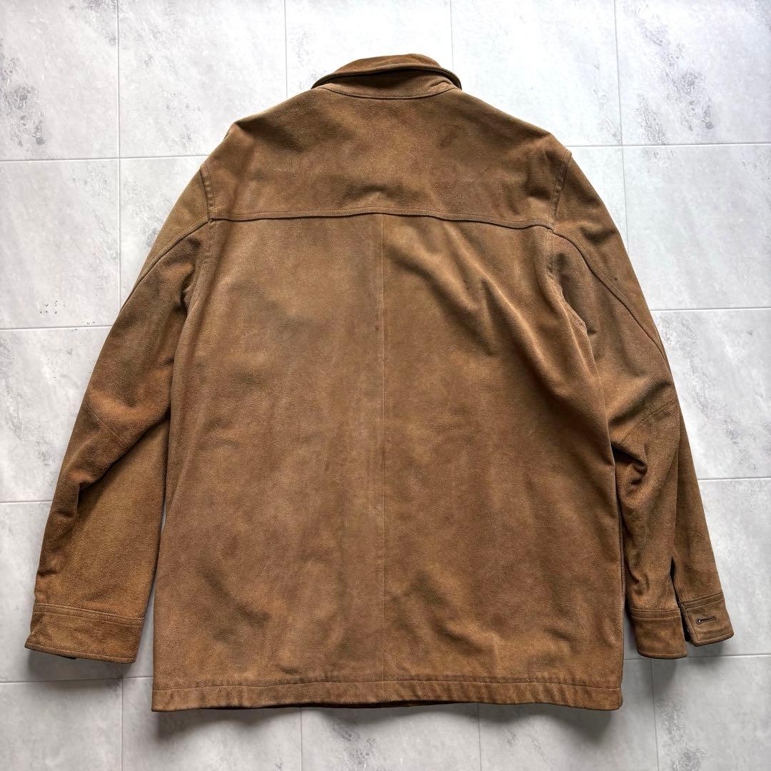 【超希少】OLD GAP カーフスエードレザージャケット ブラウン 革ジャン