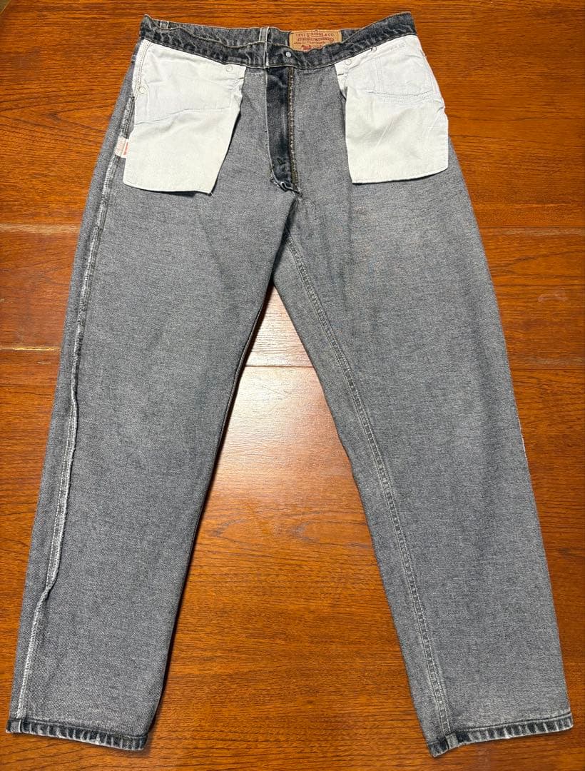 Levi's 550 先染め　ブラック　MADE IN USA