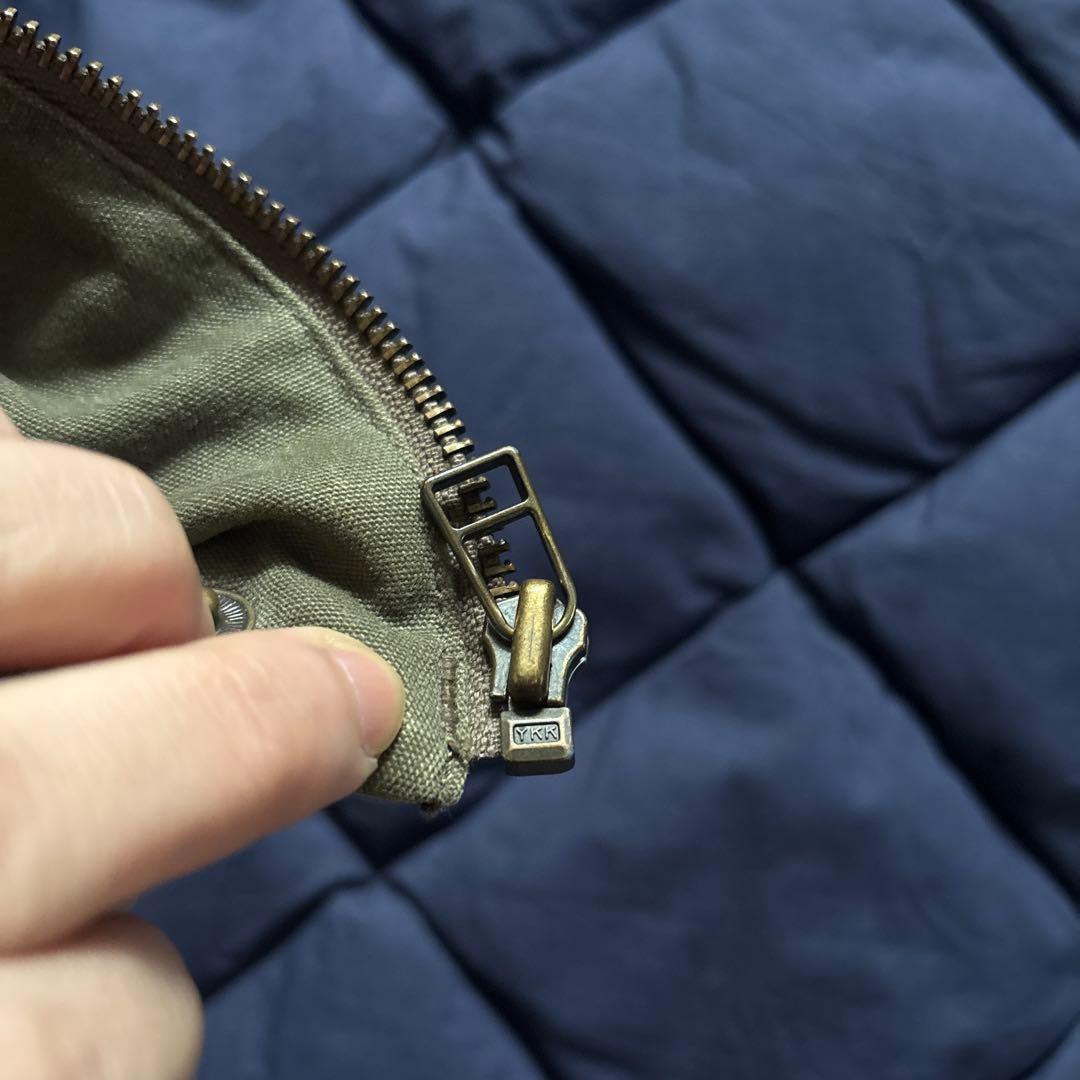 名作　80s Eddie Bauer 黒タグ　ダウンベスト　L vintage