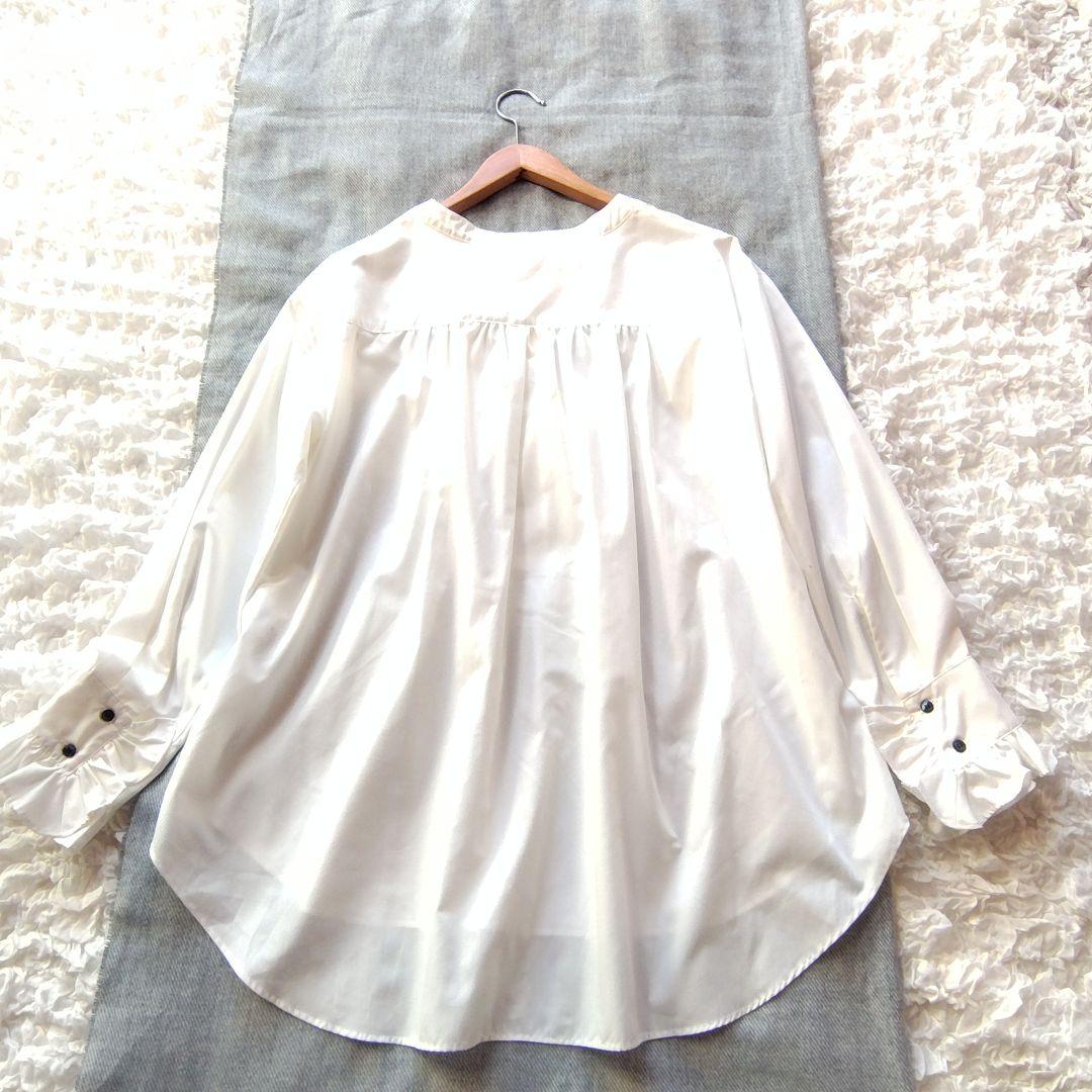 極美品　cen.　カフスフリルブラウス　日本製
