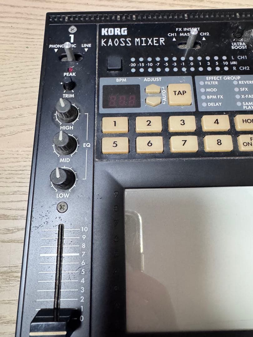 ジャンク　KORG KAOSS MIXER modelKM-2 アダプターなし