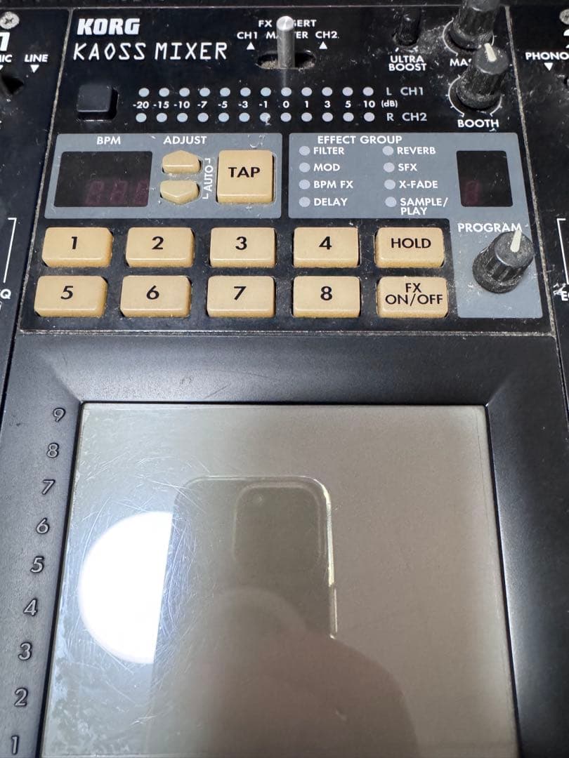 ジャンク　KORG KAOSS MIXER modelKM-2 アダプターなし