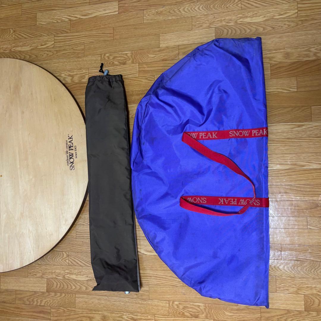noboru PEAK ローテーブルラウンド　収納袋付き