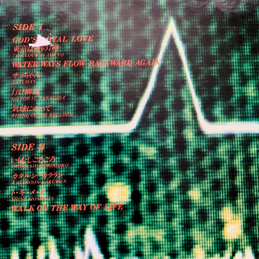帯付LP『東京は夜の7時』矢野顕子　坂本龍一細野晴臣高橋幸宏山下達郎吉田美奈子