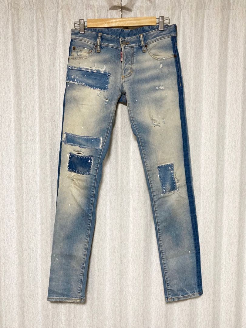 [DSQUARED2] 14AW SLIM JEAN スリムデニムパンツ 44