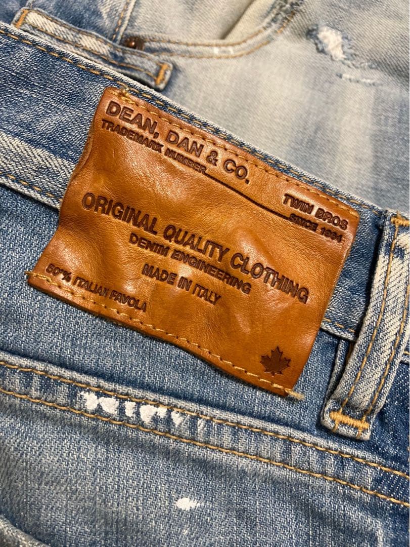 [DSQUARED2] 14AW SLIM JEAN スリムデニムパンツ 44