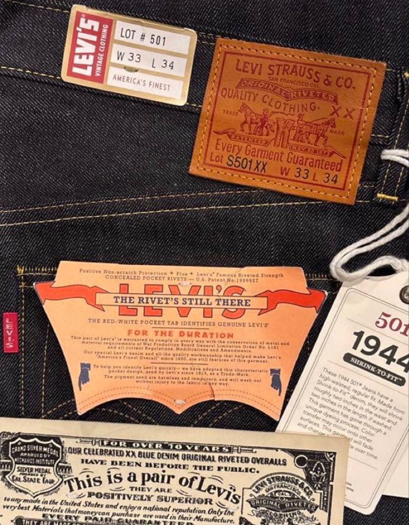 LVC S501XX 1944 大戦モデル　W33 L34 新品未使用 日本製