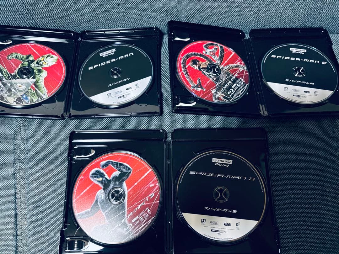 スパイダーマン 1-3 4K UHD Blu-ray