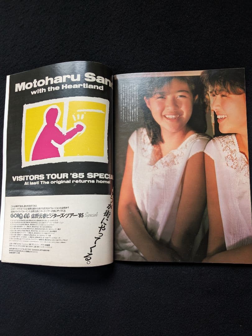 GORO 斉藤由貴　尾崎豊　岡田有希子　坂本龍一　セイントフォー　菊池桃子
